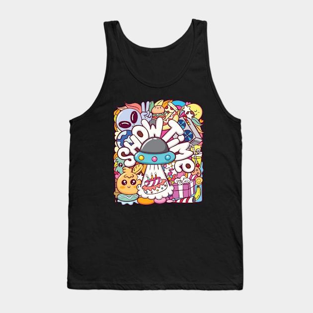 Shoe Time Doodles Tank Top by Mako Design 